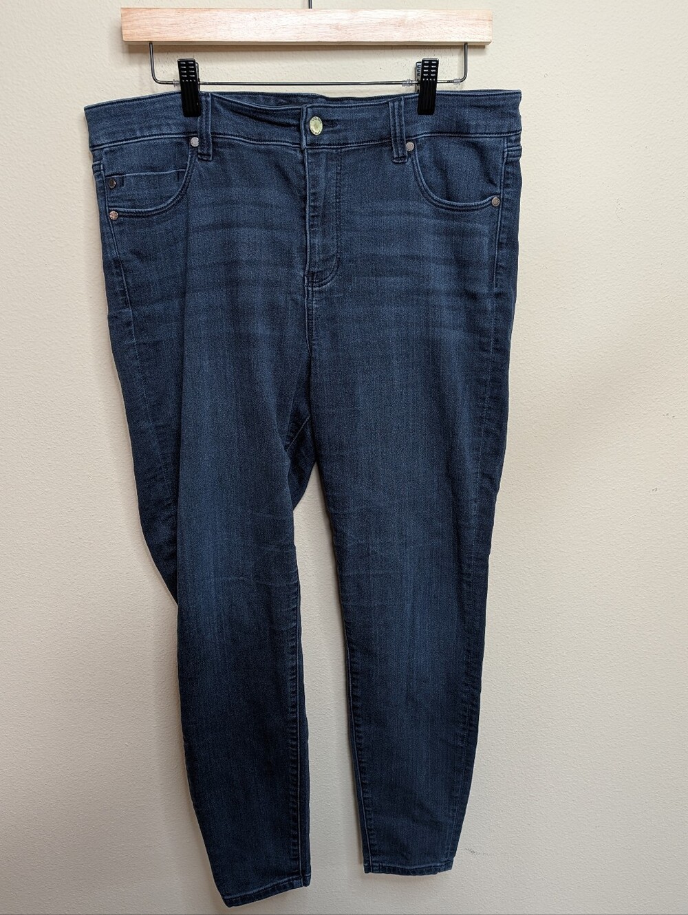 Liverpool Los Angeles Ankle Skinny Jeans Size 14/32 Dark Wash